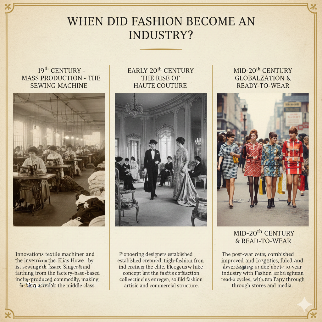 When Did Fashion Become an Industry?
