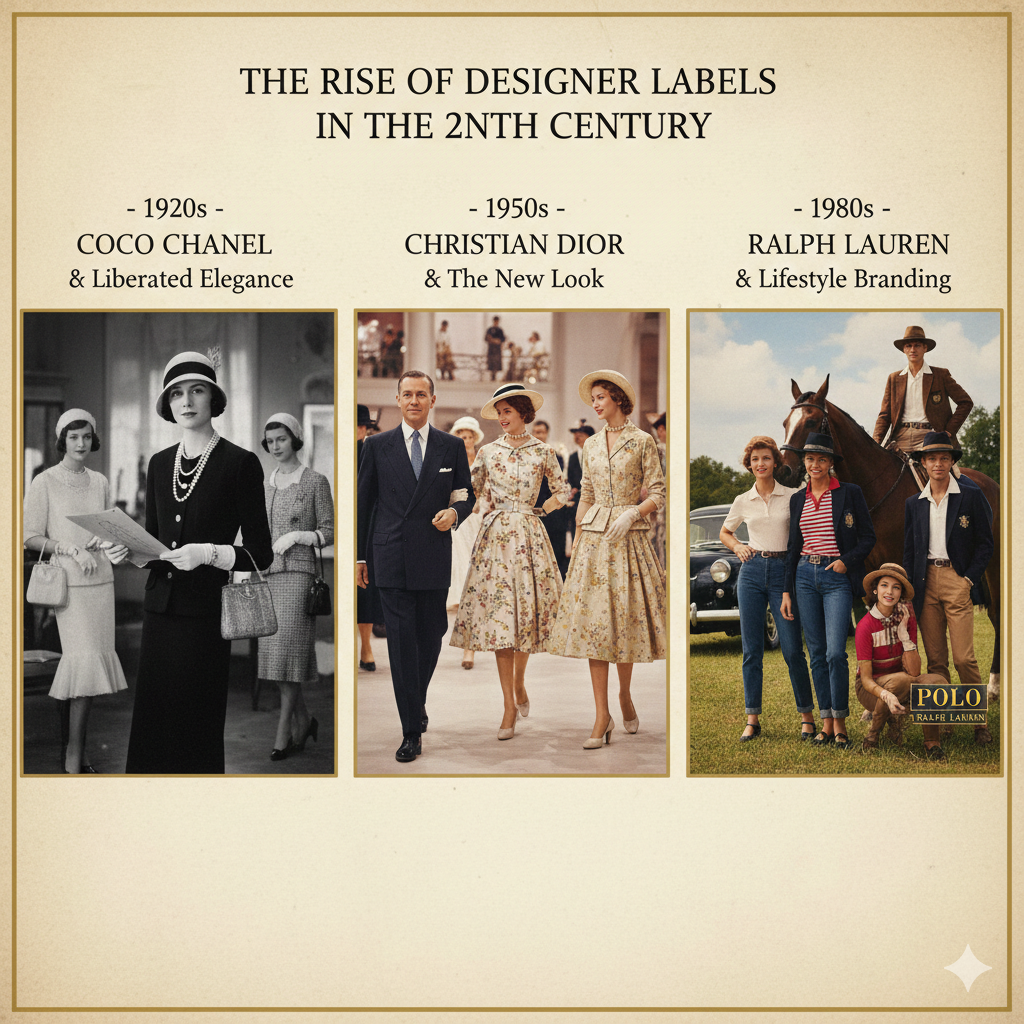 The Rise of Designer Labels in the 20th Century