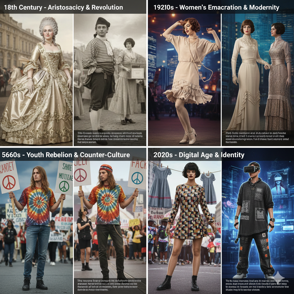 How Fashion Reflects Social Change Through History